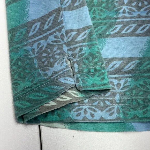 Vintage Peter B Floral Polo Shirt Mens XL Surf Beach Summer 90s Y2K 23x27.5 - Picture 6 of 11